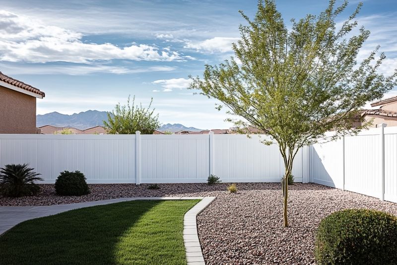 Elegant Vinyl Fence